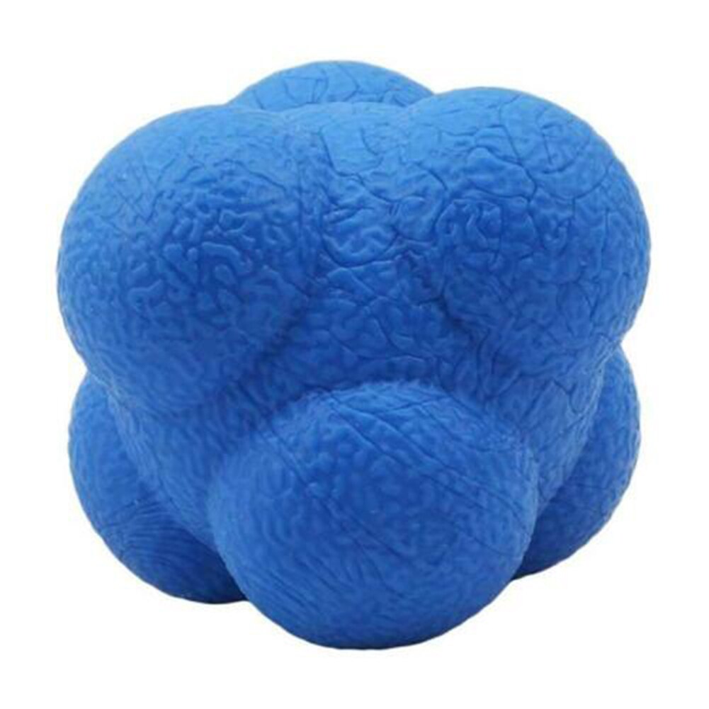 Bola de reacción de silicona Hexagonal, Bola de reacción de silicona Hexagonal para Fitness, velocidad deportiva, coordinación de agilidad, entrenamiento de habilidades, Bola de reacción imprevisible, 1 unidad