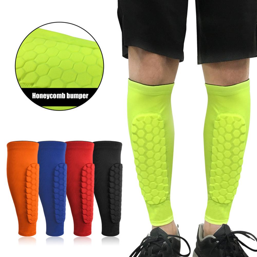 1 PC Waben Shin Guard Sport Fußball Shields Fußball Legging Schienbeinschützern Bein Ärmeln Schutz Getriebe