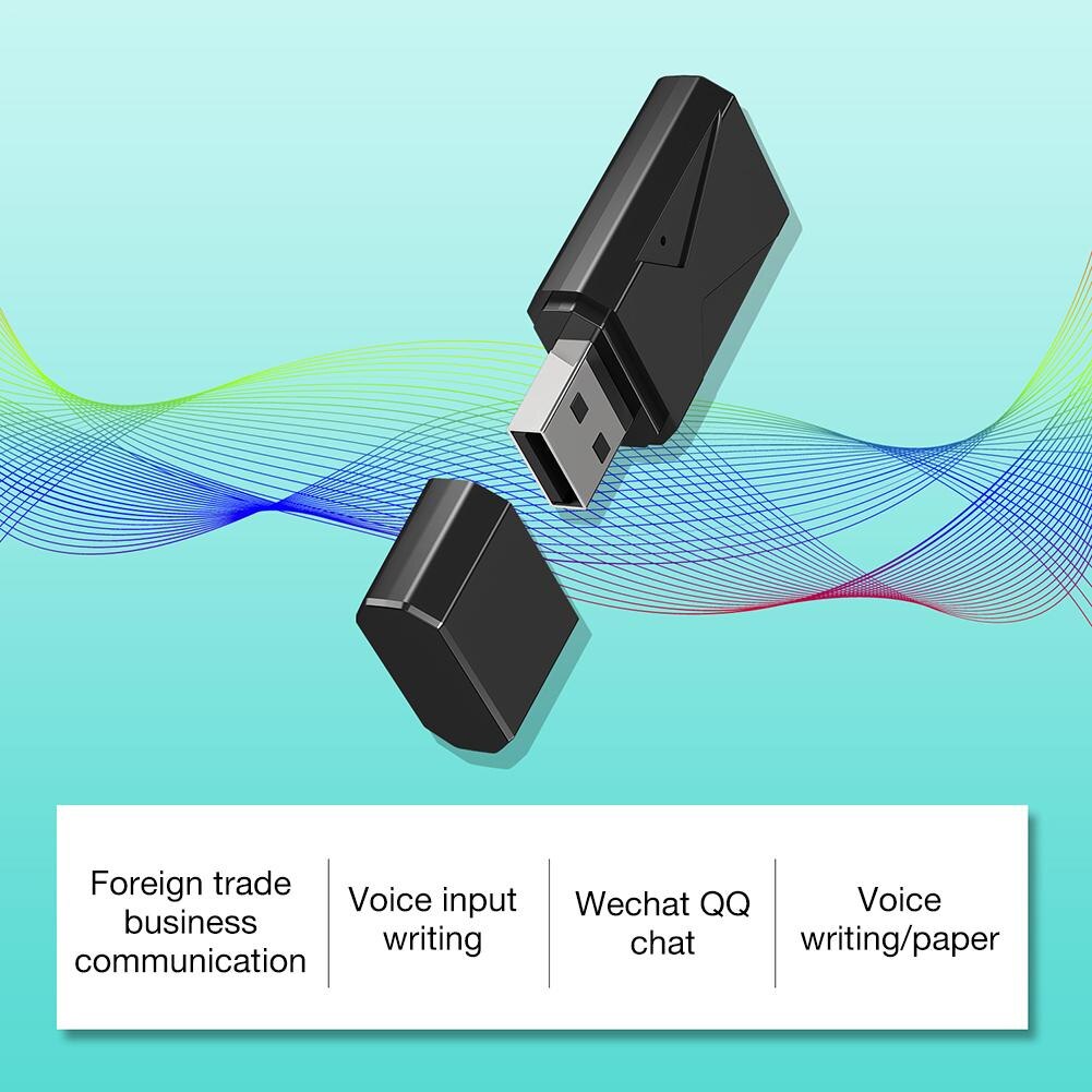 28Languages Home Office Writer Plug And Play U Disk Portable Voice Translator Beginners Computer PC Instant Smart Cordless