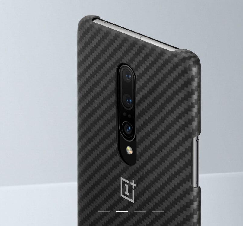 Sottile in fibra di carbonio della copertura posteriore del respingente per OnePlus 7 pro custodia originale accessori karbon conchiglia