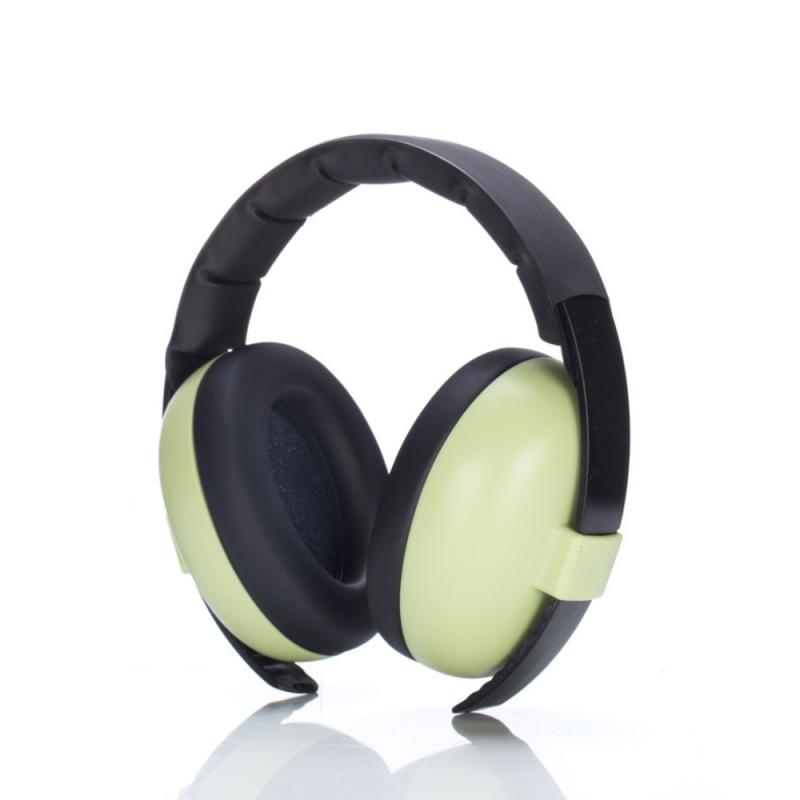 1pcs Baby Ear Protection Baby Noise Earmuffs Noise Reduction Ear Defenders Earmuff For Child Adjustable Ear Muffs Baby Products: green