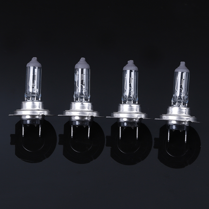 4pcs Super Bright Halogen Light Bulb 12V 55W 1500LM Halogen Warm White Indoor Clear Light Lamp Whoslale