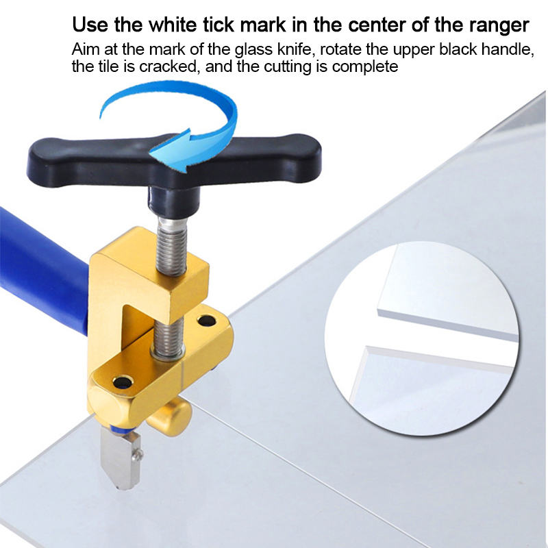 8Pcs/Set Glass Tile Cutter Cutting Floor Porcelain Ceramic Diamond Tile Glass Breaker Opener Construction Hand Tool