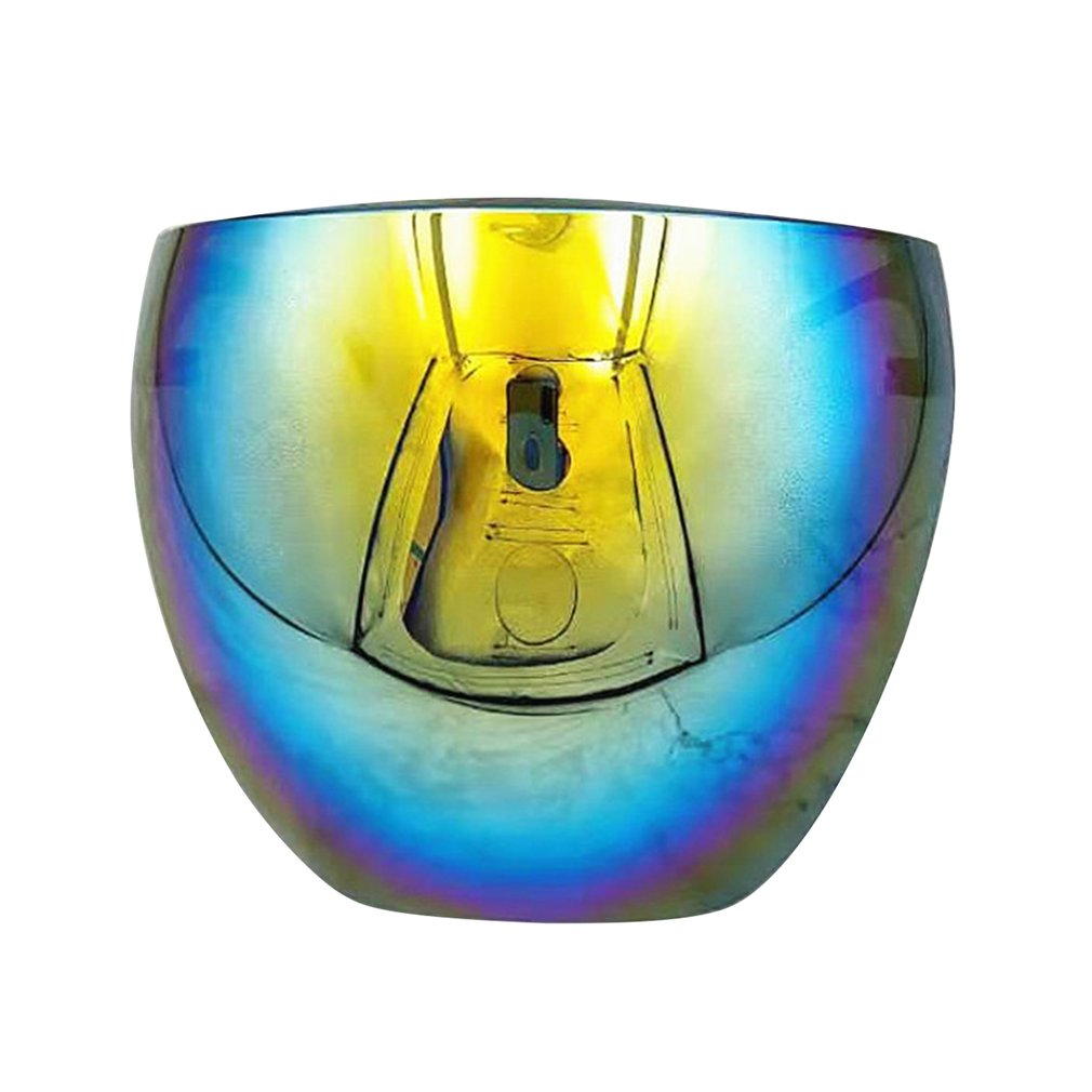 Mascarilla protectora para ciclismo, gafas de sol transparentes, antivaho, antisalpicaduras, máscara facial completa, gafas de seguridad: Oro
