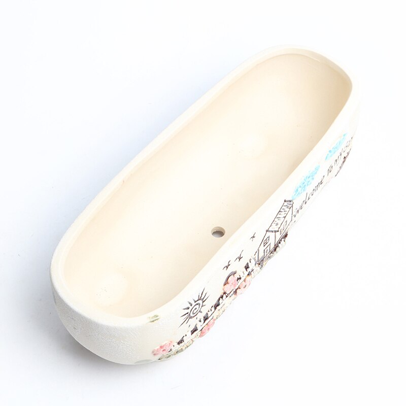 Hand-painted Ceramics Fleshy Flower Pots Garden Planting Supplies Succulent Planter Pot Desk Office Decoration Ornament