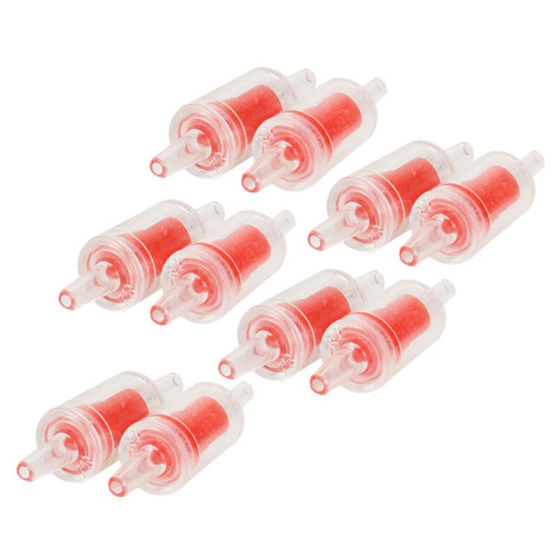 10pcs Fish Tank Plastic One Way Non-Return Check Valve For Aquarium Co2 System Air Pump Aquarium Aerator