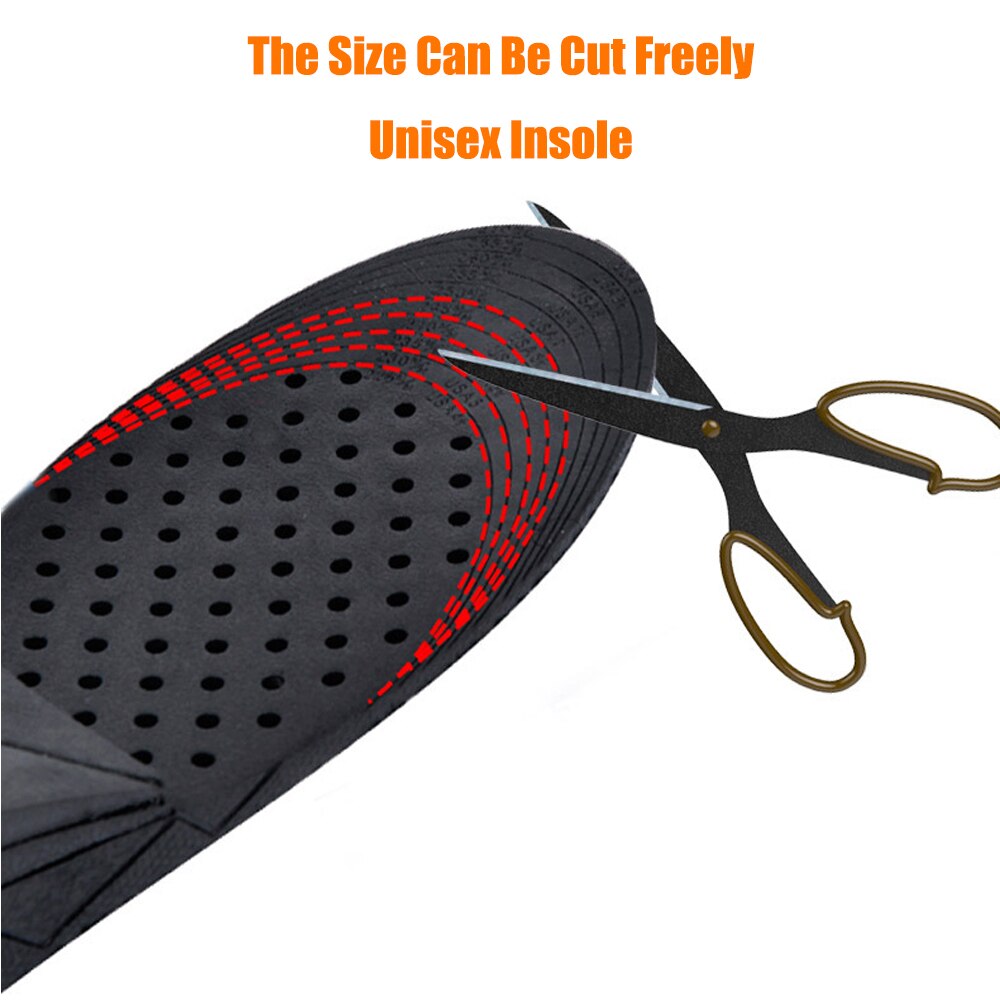 3-7.5cm Height Increase Insoles for Men Women Feet Heel Lift Inserts Height Adjustable Shock Absorption Heightening Shoe Pads