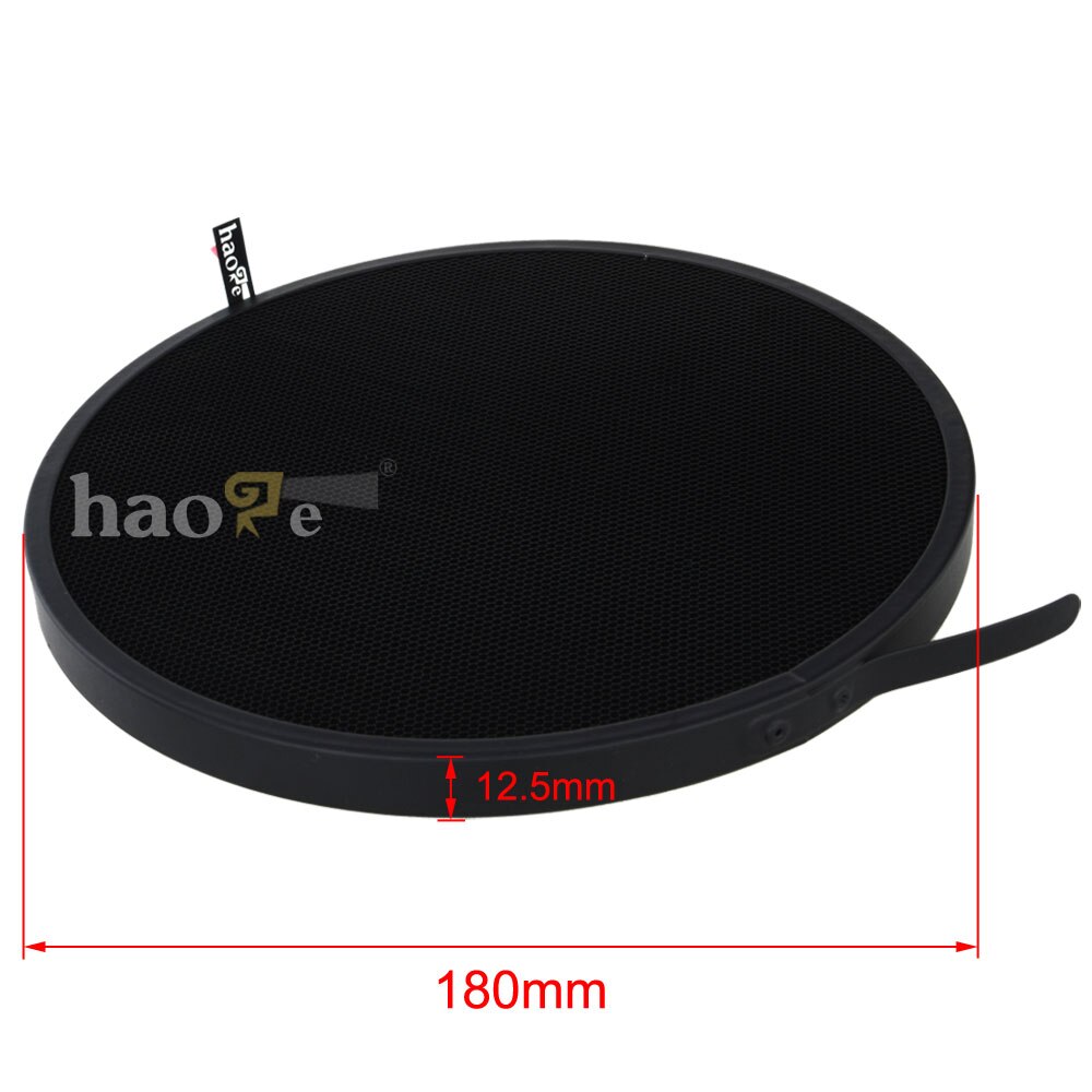 Haoge 180mm 10° Honeycomb Honey Comb Disc Grid for Profoto Zoom Reflector 2 II