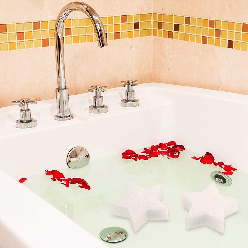 24 stück Öl Absorbieren Abschaum Schwamm für Whirlpool, Schwimmbad und Spa (Stern)