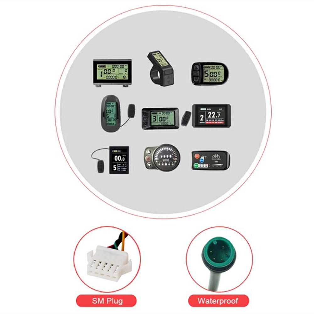 Vélo électrique KT affichage LCD3/LCD3U/LCD4/LCD5/LCD6/LCD6U/LCD7/LCD8H/LCD8S/LCD9R LED880/LED900S 36V/48V/72V pièces de vélo électrique