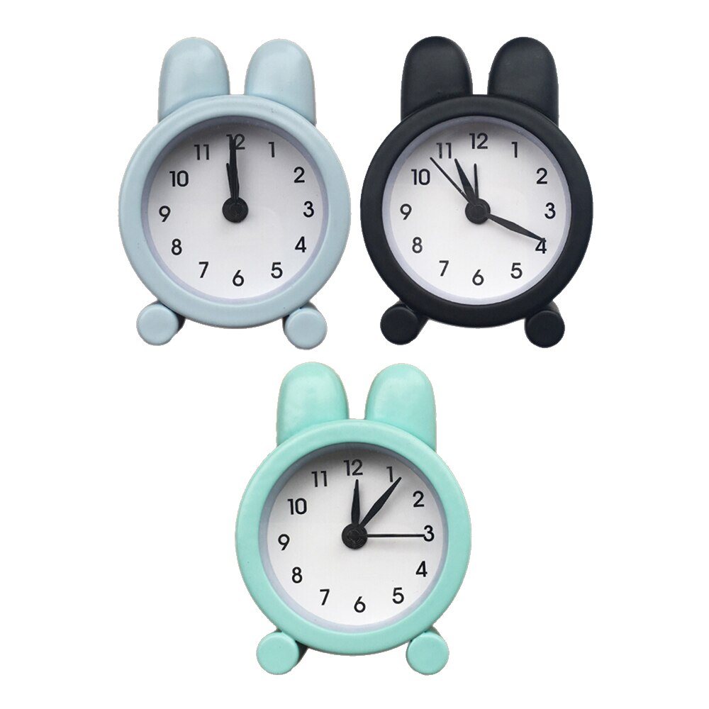 Mini Alarm Clock Metal Small Electronic Clock office student kid bed clock