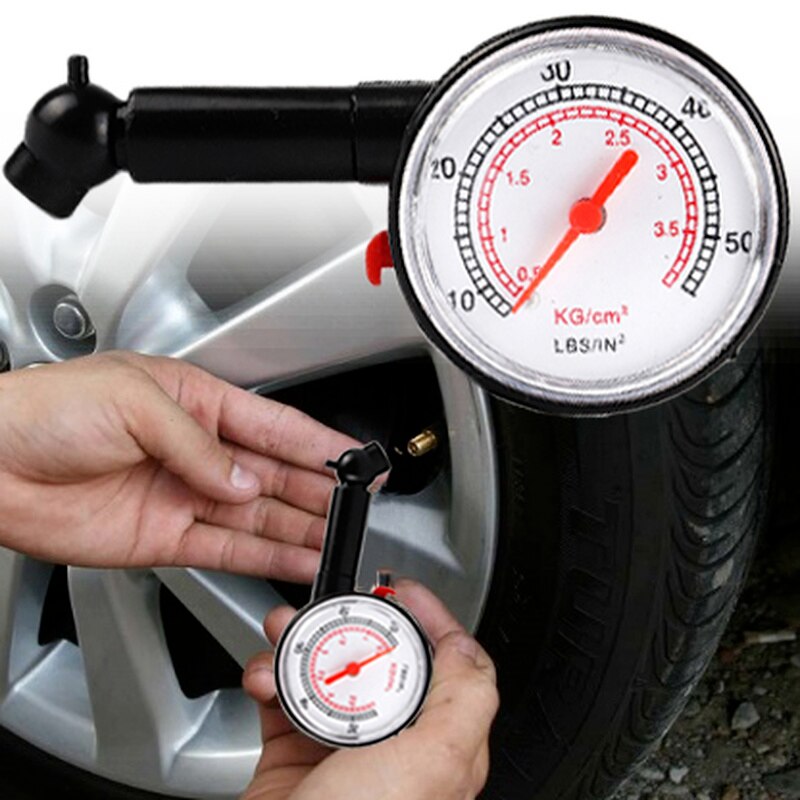 Autoband Mini Manometer Draagbare Auto Motorfiets Bandenspanning Meter Meting Monitor Psi Tester Gereedschap