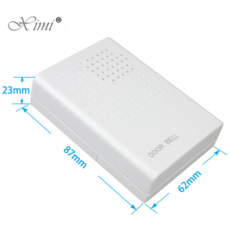 Wired Door Bell Chime DC 12V Vocal Wired Doorbell Welcome Door Bell For Office Home Security Access Control System White