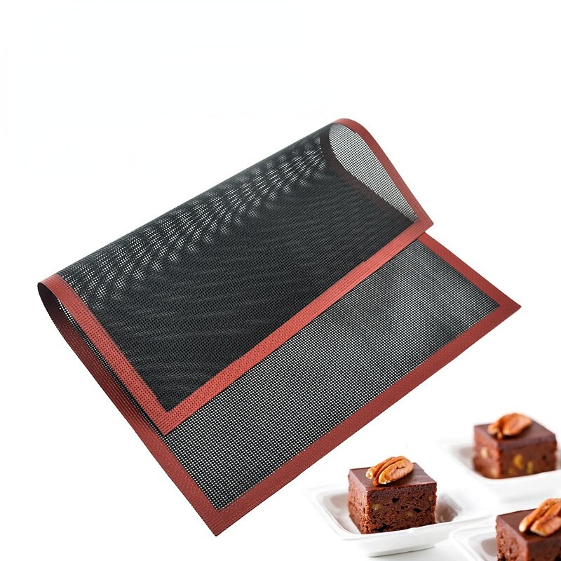 Non-stick Siliconen Bakken Mat Geperforeerde Oven Sheet Liner Voor Cookie Pastry Pad Ademend Brood Bakken Tool Warmte-slip Pad