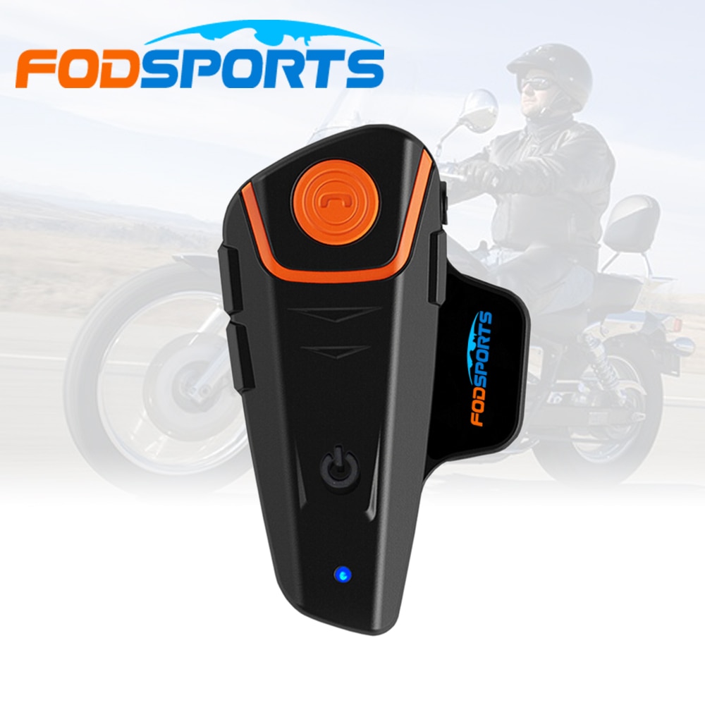 Fodsports Motorfiets Intercom Draadloze Bluetooth Helm Headsets Voor 3 Rider BT-S2 Pro Intercomunicador Waterdichte Interphone Fm
