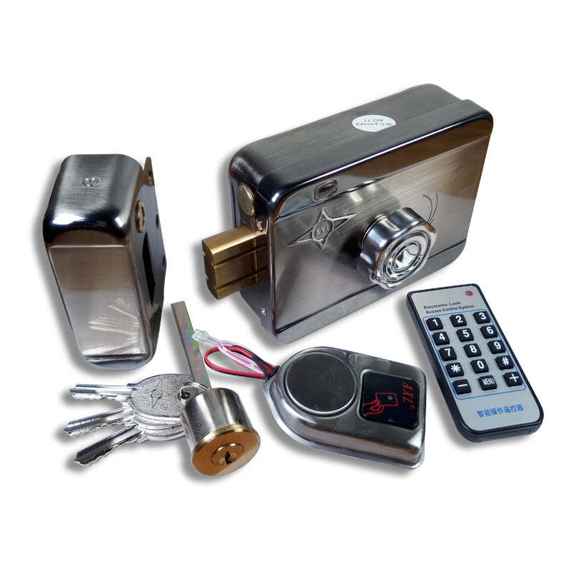 1 Afstandsbediening 125 Khz Rfid DC12V Elektrische Controle Magnetische Deurslot Voor Home Video Intercom Deurbel Toegang