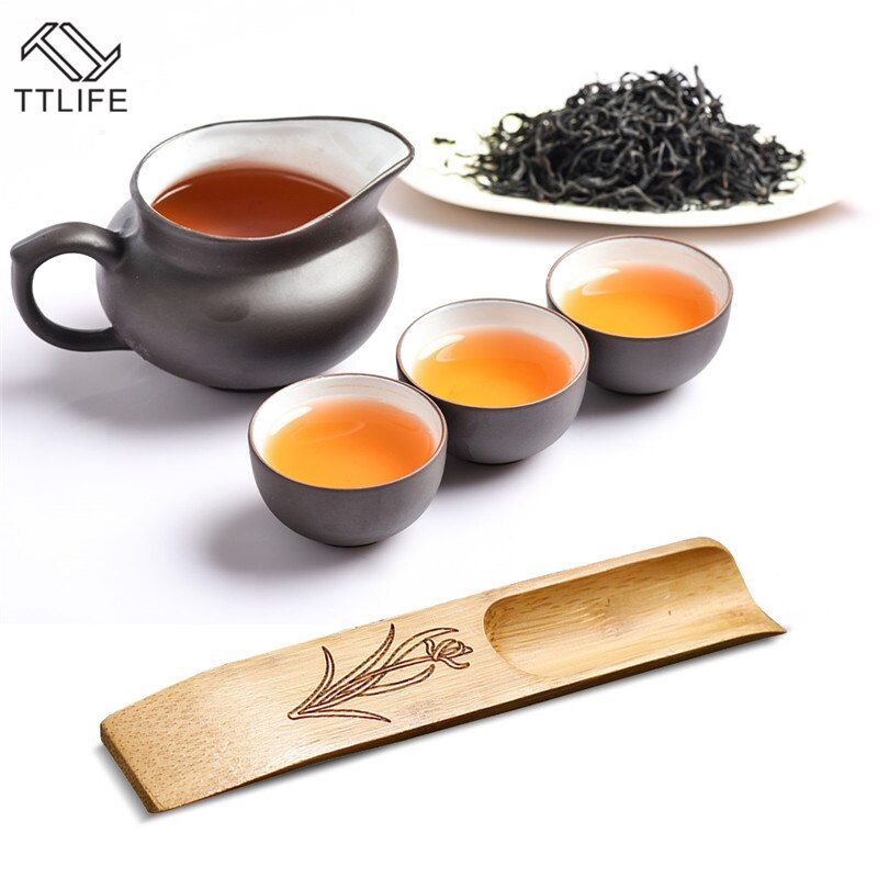 Ttlife te skje tre utsøkt te skjeer teskje te tilbehør tilbehør te spade til hjem tehus kontor bambus te