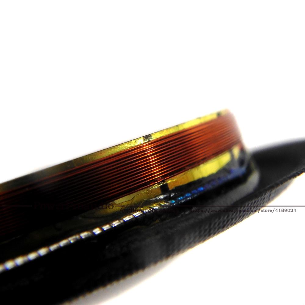2PCS For 25.9mm 1.02inch Tweeter Voice coil 8ohm 26 Core Titanium Diaphragm High Sensitivity Same Side For B&W Speaker Repair