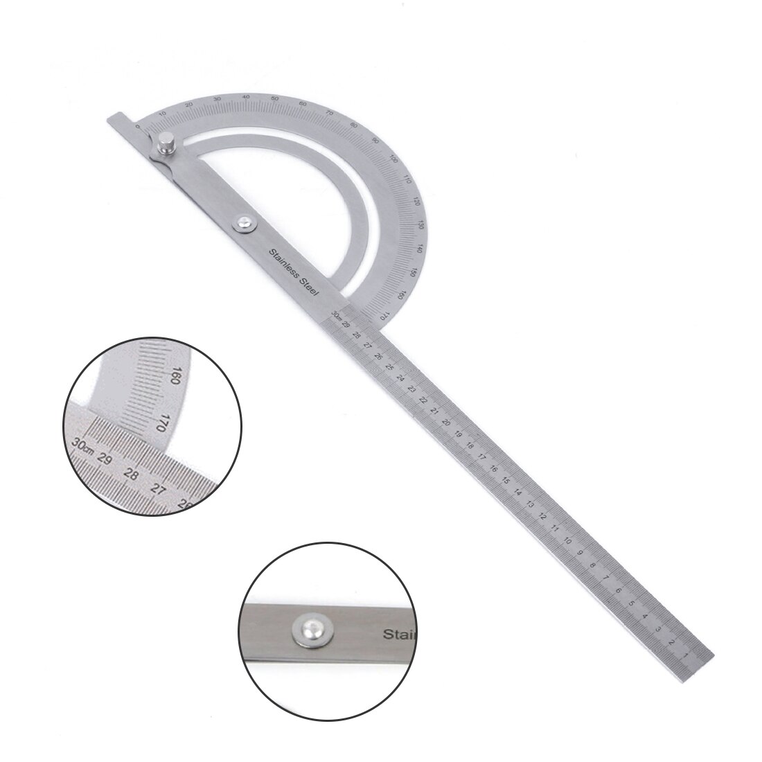 180 Goniometer Meten Heerser Goniometer Rotary Mechanic Tool Goniometer Rvs Tool Craftsman Heerser Goniometer