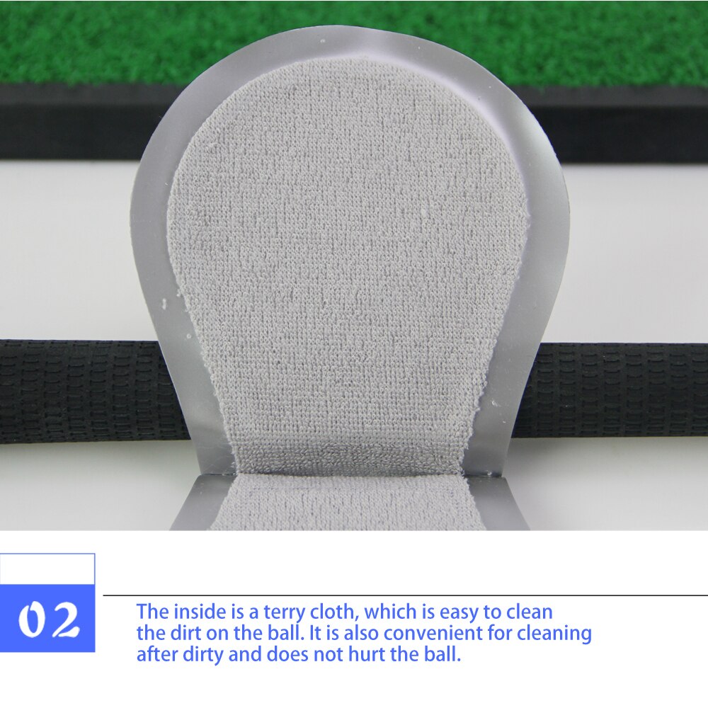 10Pcs/Lot PU Leather Golf Ball Cleaner Practical Waterproof Washable Portable Dirt Wiping Soft Lightweight Cleaning Tool
