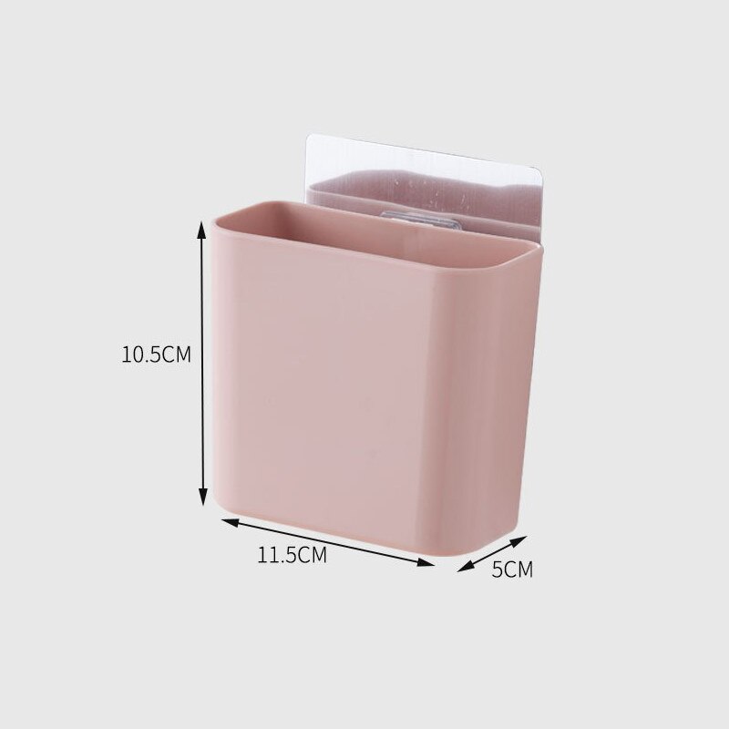 Multi-function Toothbrush Holder Wall-Mounted Punch-free Bathroom Shelf Toothpaste Storage Rack for Kitchen Bathroom Accessories