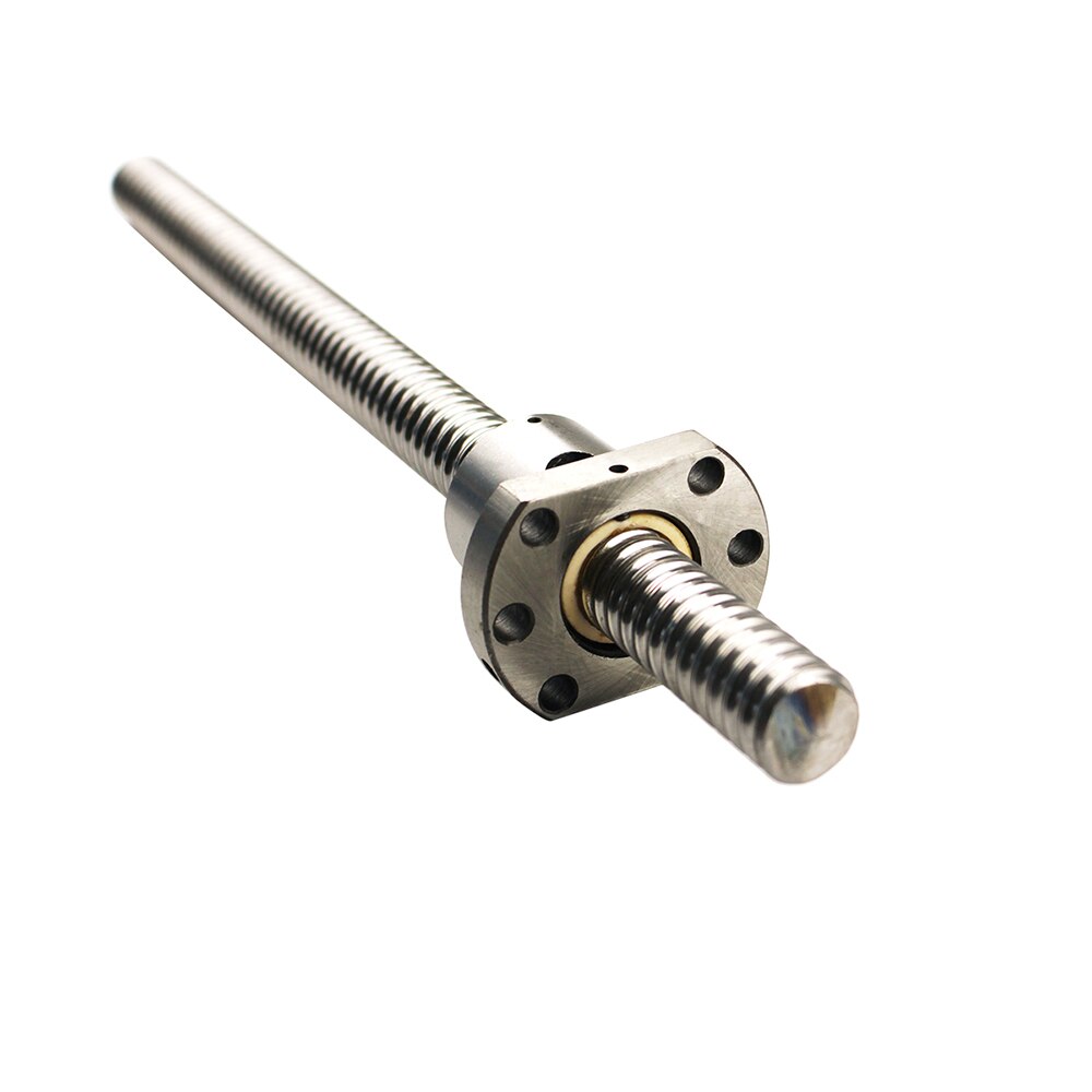 SFU1605 Ball Screw without end machining RM1605 200-1500mm Rolled Ballscrew C7 With 1605 Flange Single Ball Nut CNC Part