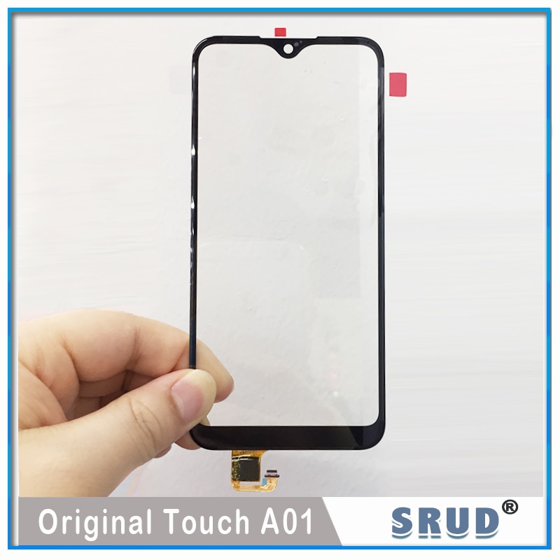 10Pcs Originele Vervangend Lcd Front Touch Screen Panel Glas Voor Samsung Galaxy A01 A015F/D A015GF A015FD A015M met Flex Kabel