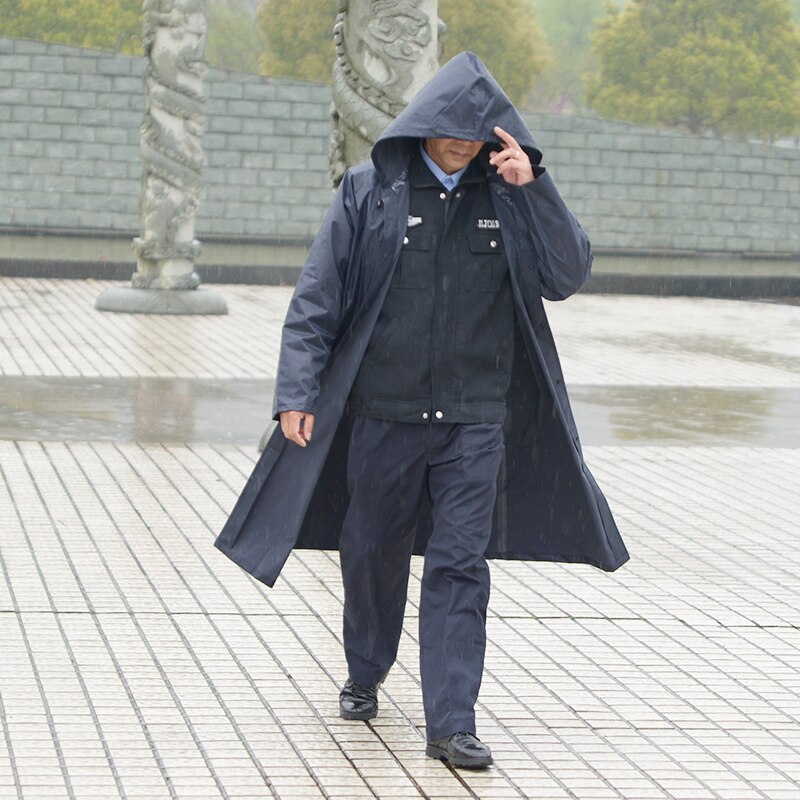Chubasquero con capucha impermeable para viajes al aire libre portátil para vehículos de trabajo