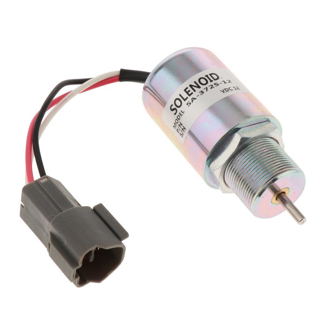 SA-3725-12 Fuel Shutdown Shutoff Solenoid for MAHINDRA Max 28 Tractor, 12V