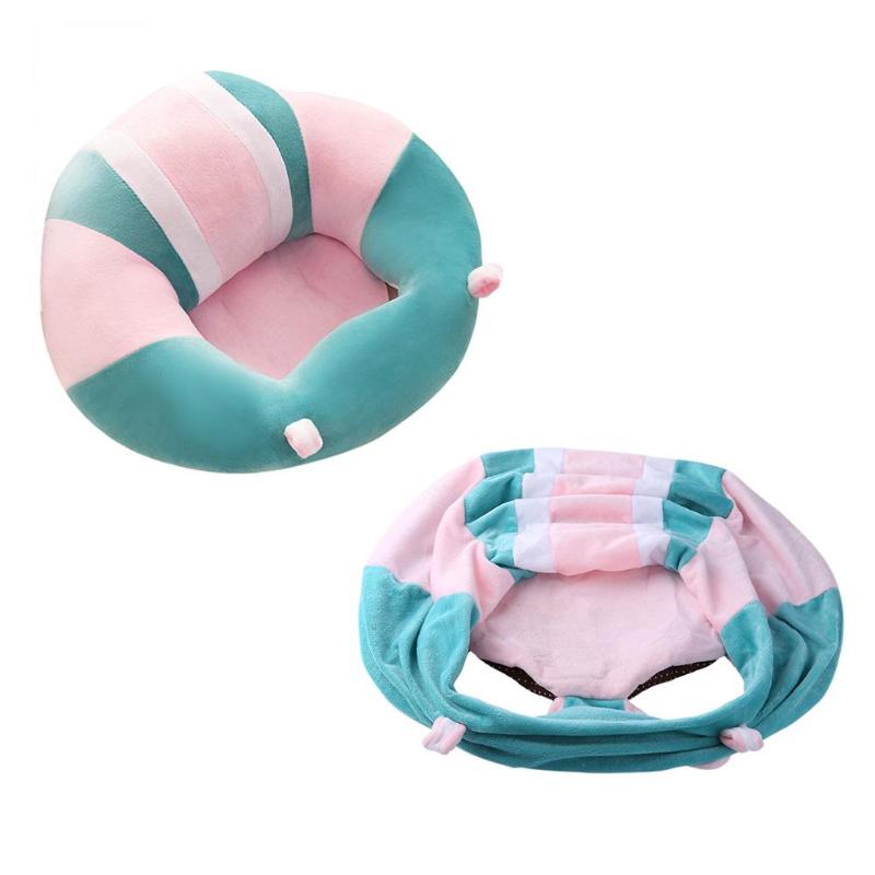 Sofa Support Seat Cover Baby Plush Chair Learning To Sit Comfortable Toddler Nest Puff Washable without Filler Cradle Sofa Chair: 3