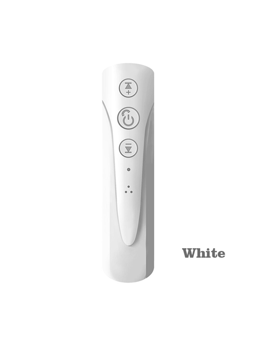 Kebidumei bluetooth højttaler bil bluetooth aux universal 3.5mm jack håndfri auto modtager musik bil bluetooth modtagere: Hvid
