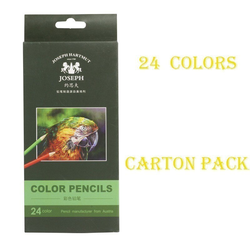 48/72 Colors Wood Colored Pencils Lapis De Cor Artist Painting Oil Color Pencil for School Office Artist Painting Sketch Supply: 24 Colros