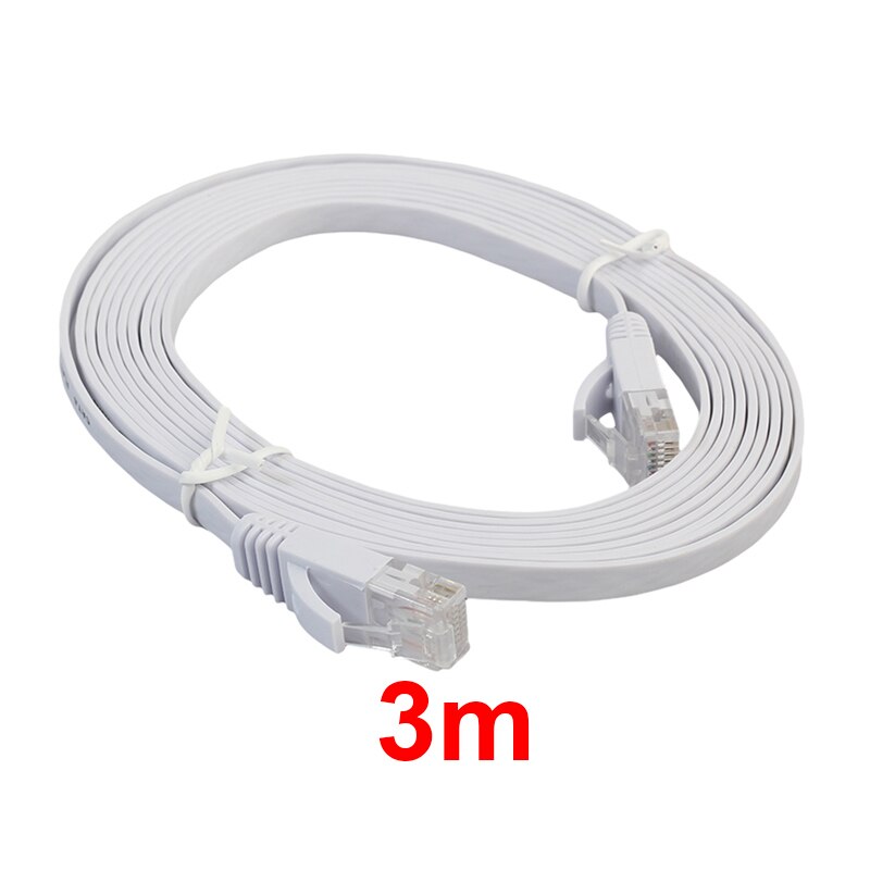 0.5m -15m cavo Ethernet piatto CAT6 cavo di rete RJ45 cavo Lan rete Ethernet cavo Patch CAT 6 cavo di rete per Router PC
