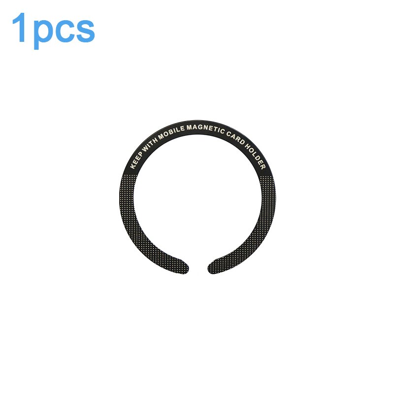 For MagSafe Magnetic Plate Ring Universal Metal Sticker Wireless Charger Sheet Magnet Car Phone Holder Plate for iPhone Samsung: 1Pcs