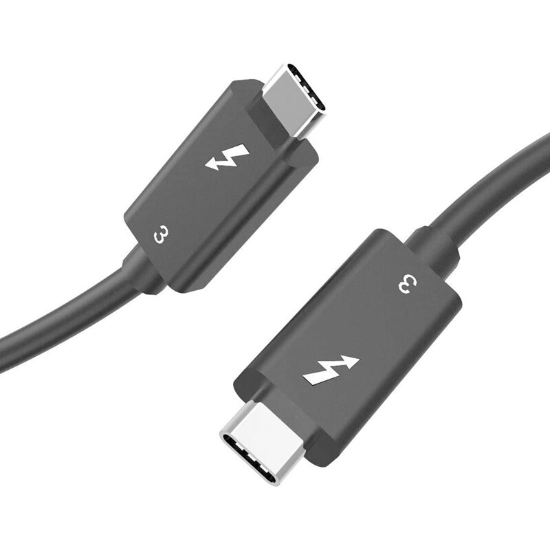USB4/Thunderbolt 4 Kabel – 1 M, 40 Gbps, 240W Laden, 8K@60Hz, 90° Winkel, Für MacBook, M2, M3, SSD