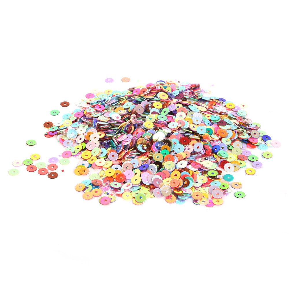 Wit/Mix Kleur 3/4/5/6mm (1500-10000 stks) ronde Platte Sequin, voor sieraden maken kleding accessoires diy art decoratie