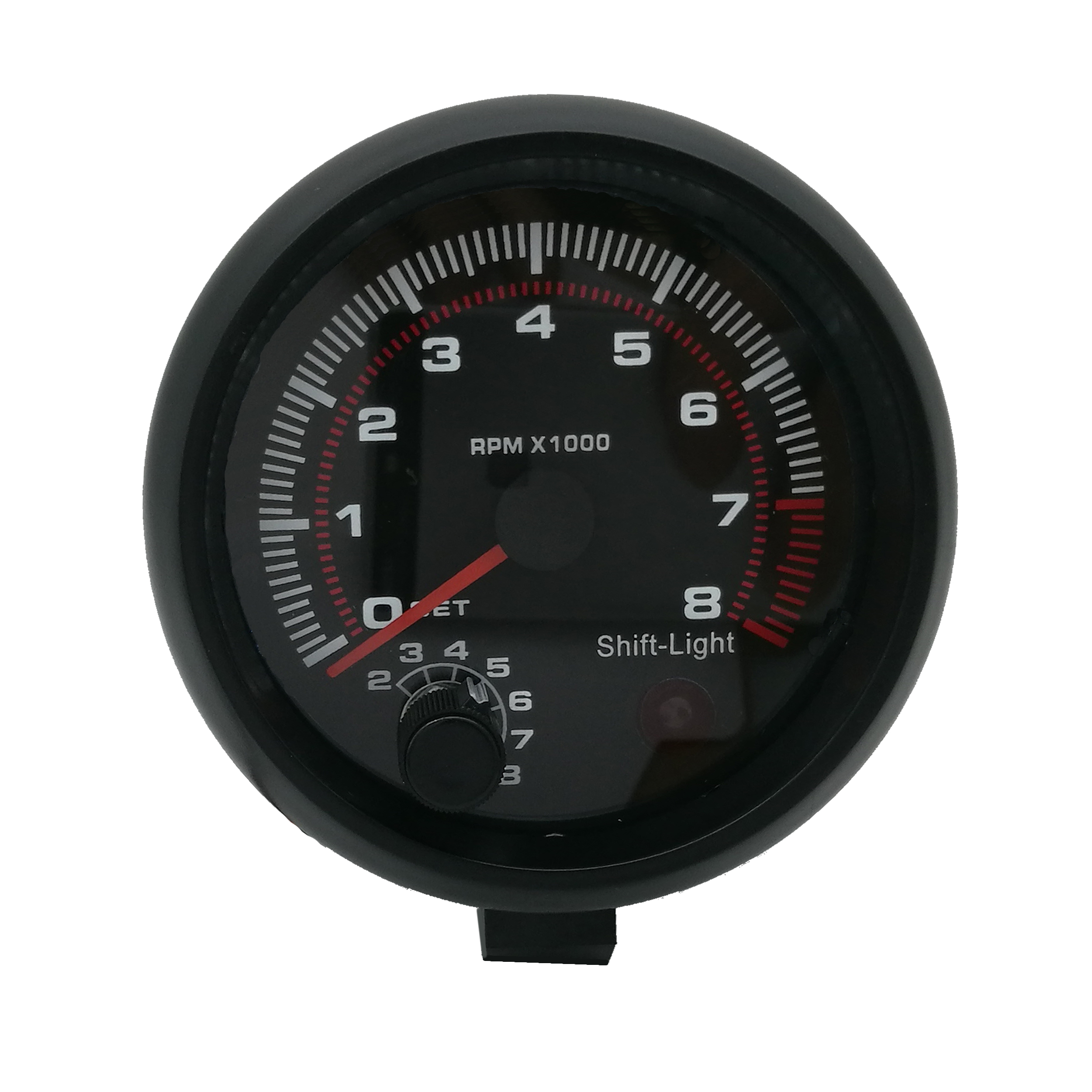 Auto Truck Tachometer Digital Speedometer Black Car Tachoscope Gauge Revolution Meter 12V 3.75 Inch 8000RPM For Car