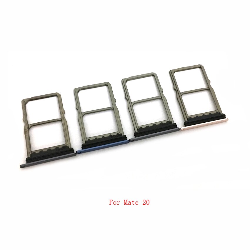 10pcs Good Sim Card Slot Tray Holder For Huawei Mate 20 Lite 20 Pro 20 X Sim Socket Adapter Replacement Parts