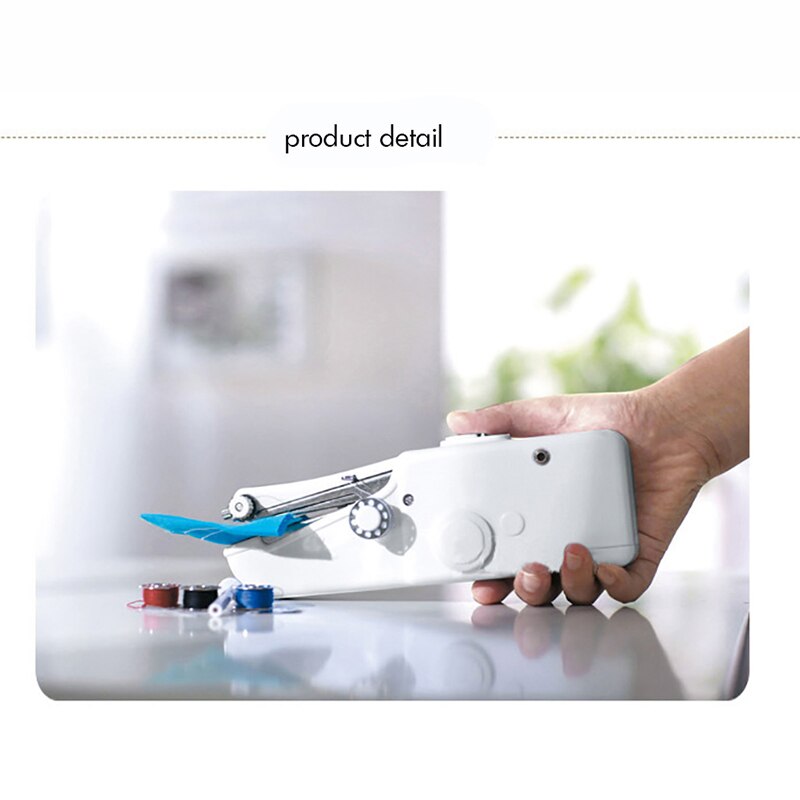 Portable Handheld Sewing Machine Cordless Electric Sewing Machine Home Sewing Quick Repair DIY Clothes Sewing Machine