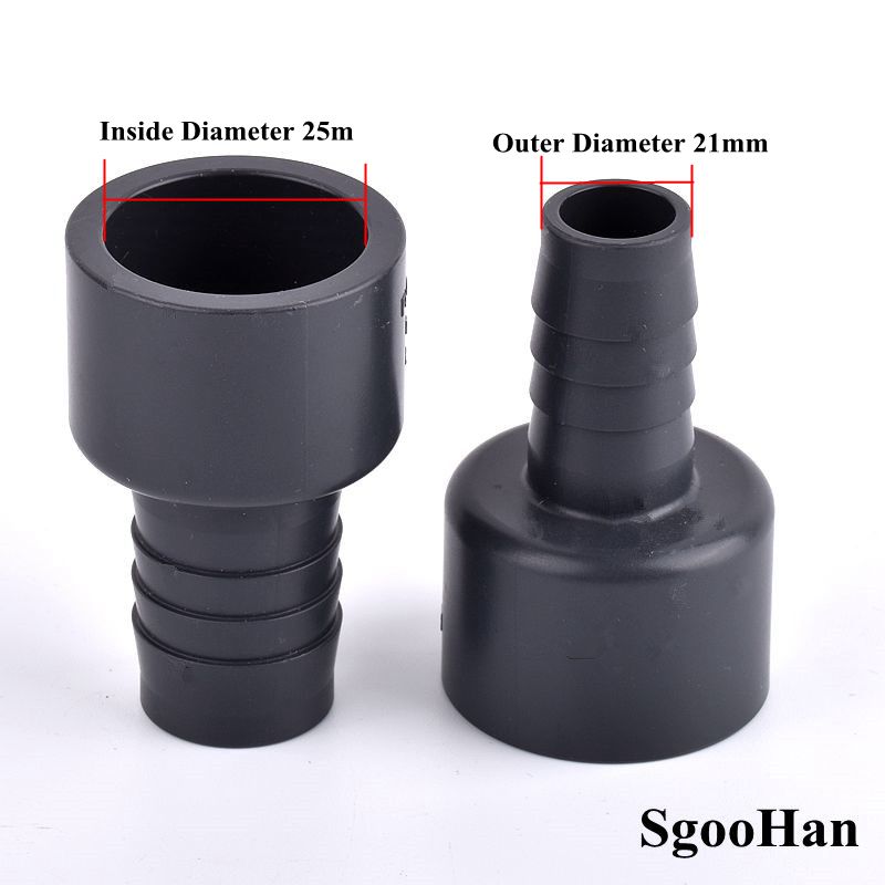 O.D 12.5-26mm Hose Pagoda Connector Variable Diameter Pagoda Aquarium Garden Watering Irrigation PVC 20-25mm Water Pipe Adapter: 5pcs / O.D21-25mm