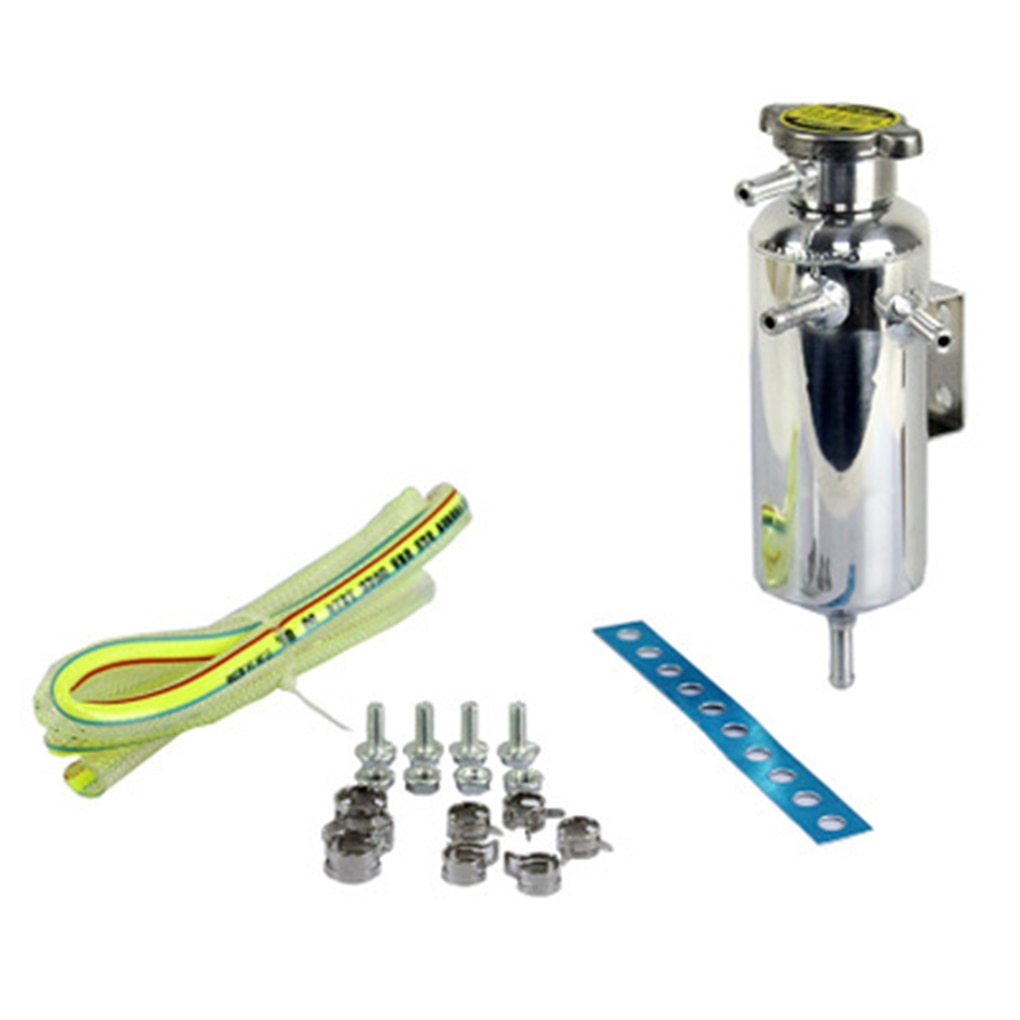 Radiador Universal para motor de coche, enfriador de agua, captura de aluminio, depósito de botella de tanque de refrigerante