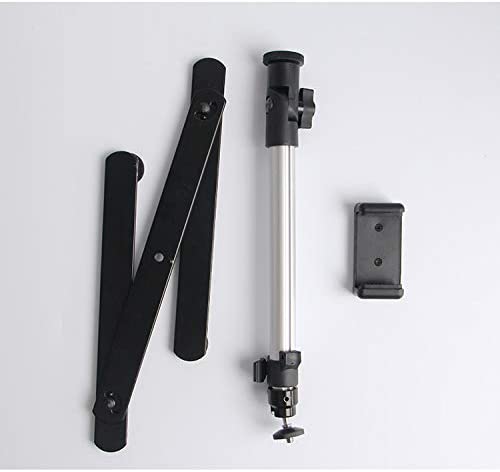 Adjustable Photography Table Top Stand Set Phone Mount Mini Monopod+Phone Clip Bluetooth Control Smartphone Stand Video Mount: Bundle 1