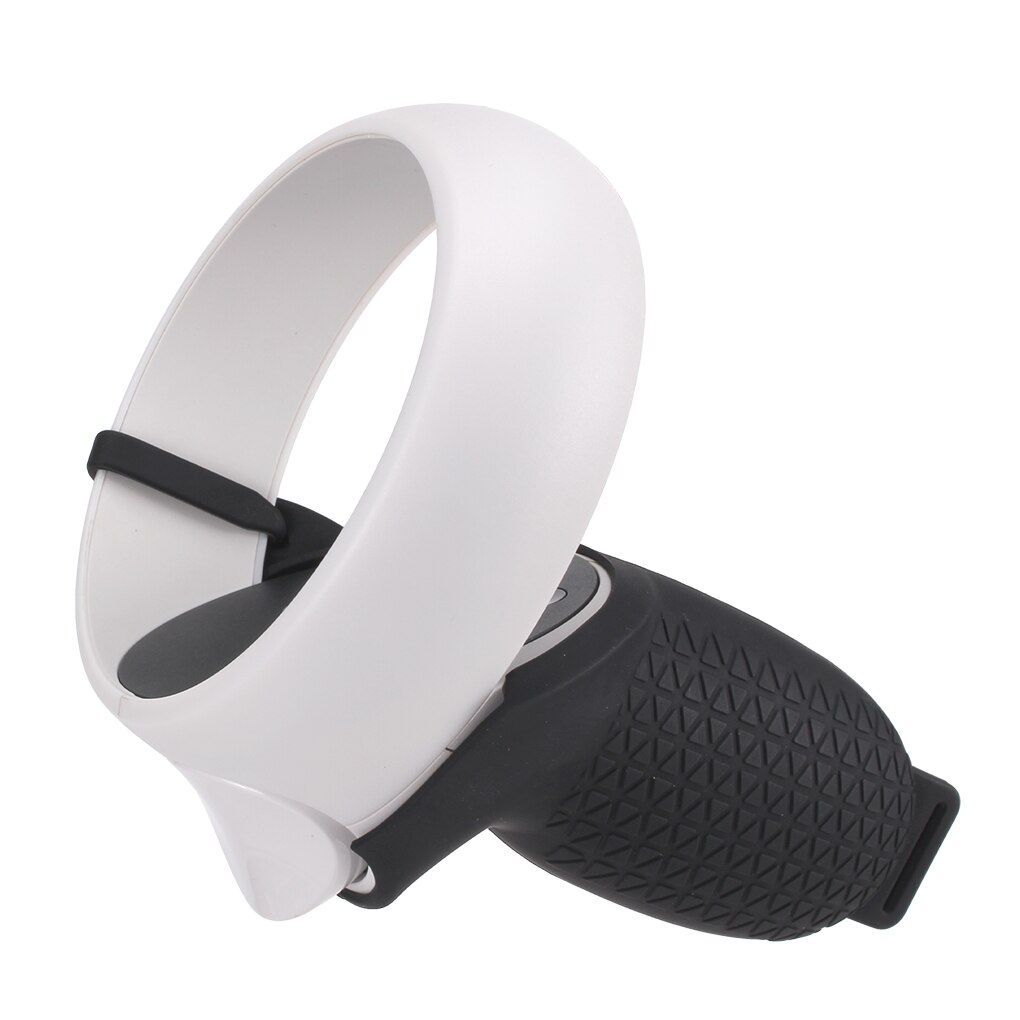 Vr Siliconen Cover Controller Beschermhoes Handvat Grip Covers Voor Oculus Quest 2 Vr Vr Glas Cover Half Controller