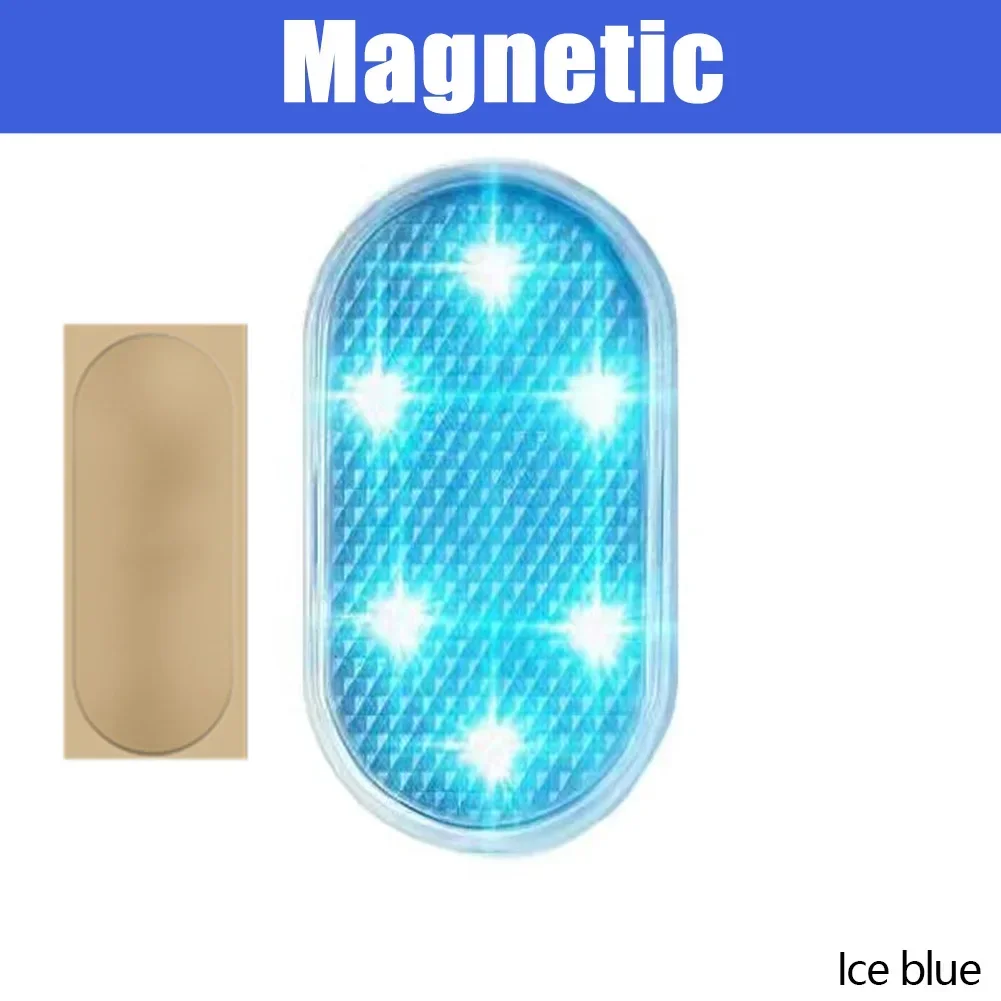 Luci a portato senza fili magnetiche per interni auto Luci a portato per interni per auto Lampada per atmosfera con accento al neon automobilistico ricaricabile tramite USB: variabile