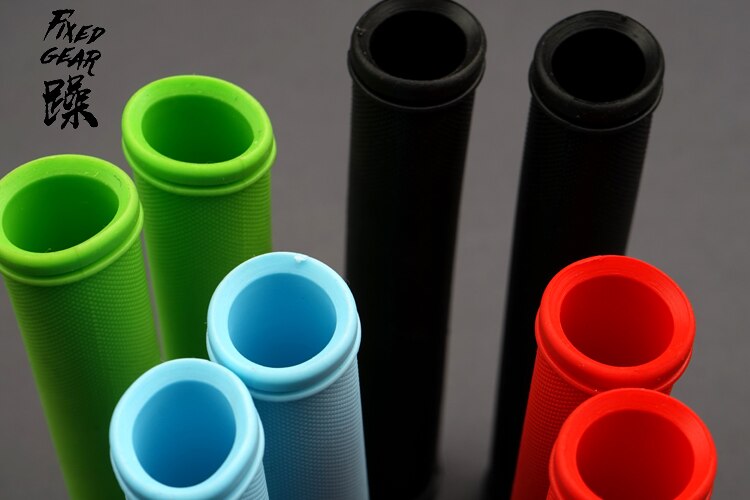 Fietsstuur Grip Voor Fixed Gear Lange Grip Rubberen Handvat Grips 17 Cm