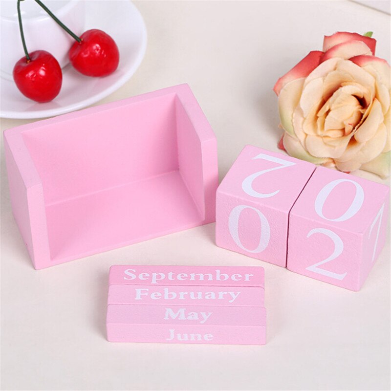 Jahrgang Kalender Holz Advent Tisch Schreibtisch Kalender Holz Block Hobel dauerhaft Schreibtisch Organizer Büro Liefert