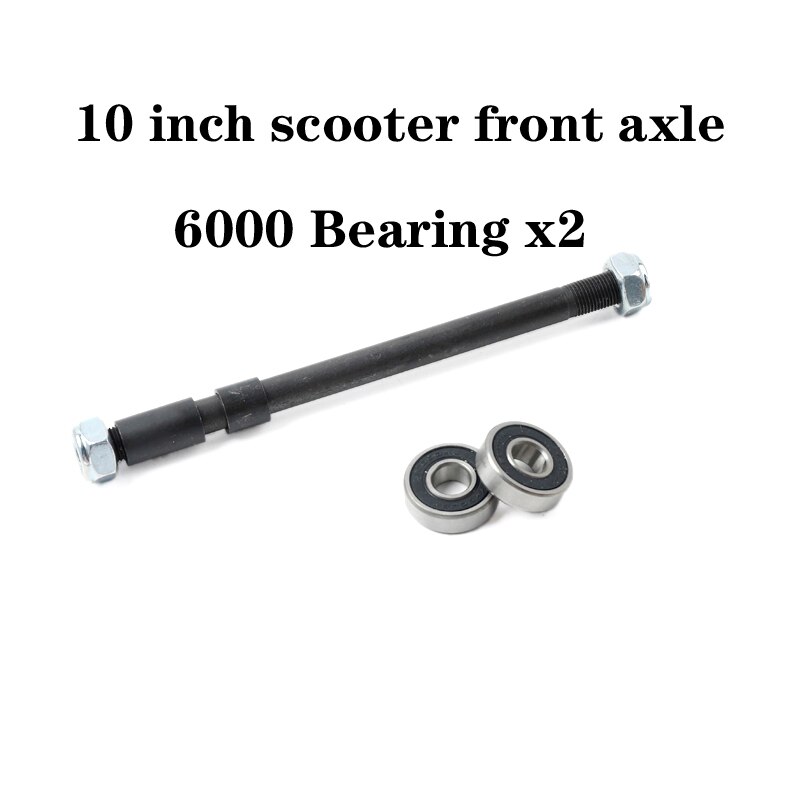 Electric scooter Wheel Axle Front wheel 100MM 160MM front wheel motor ball bearing for 8 Inch 10 Inch Wheels Rims Tires Tubes: M10X160MM