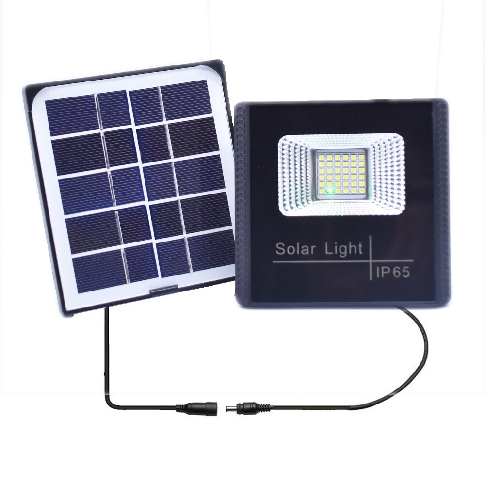 Led-tuinverlichting op zonne-energie, buitenverlichting op zonne-energie, waterdicht,  ip66 zonne-beveiligingslampen, schijnwerpers, afzonderlijk paneel voor binnen: Yx03-36-10w- vlekken / 1 pak