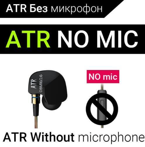 CCA KZ ATES ATE ATR hd9 Earphones Headset Copper Driver3.5mm In Ear Earphones Hifi Sport In Ear Earphone For Phone Iphone Xiaomi: ATRNOMIC