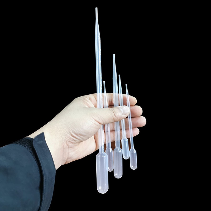 100pcs Test tube 3/2/1ml Student stationery Chemistry class laboratory teaching equipment Teaching equipment Student stationery